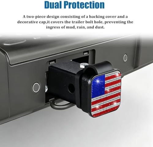 Bling 2" Trailer Hitch Cover - Image 5