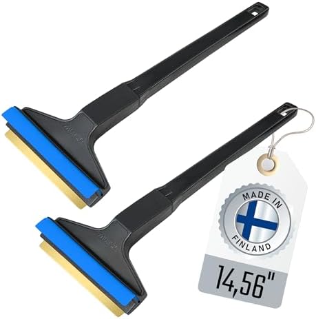 Ice Scraper Long Handle 2 Pack Car Ice Scraper Brass Blade 14, 5 inch Ice by L+%26+P+Car+Design