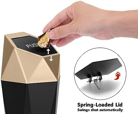 Ginsco Car Trash Can Cup Holder, 2 Pack Mini Car Trash Can - Image 6