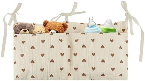 Flintronic Baby Crib Organiser, Baby Bed Storage Hanging Bag, Crib Organizer by flintronic