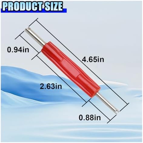 5PCS Valve Core Removal Tool, Double Head Car Tire Valve Stem Tool - Image 2