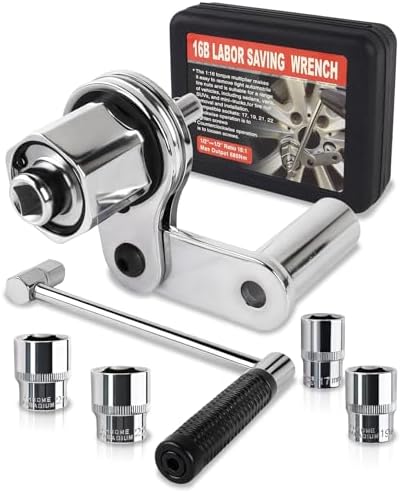 Boltigen Heavy Duty Torque Multiplier Wrench Set 1/2” DR w/ 4 Sockets, 1:16 by Boltigen
