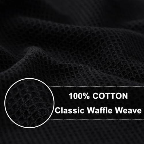 Homaxy 100% Cotton Waffle Weave Kitchen Towels, 8 Pack - Image 2