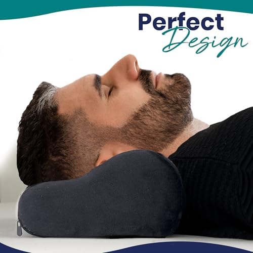 Memory Foam Headrest Pillow for Recliner – B-Shaped Neck Pillow - Image 3