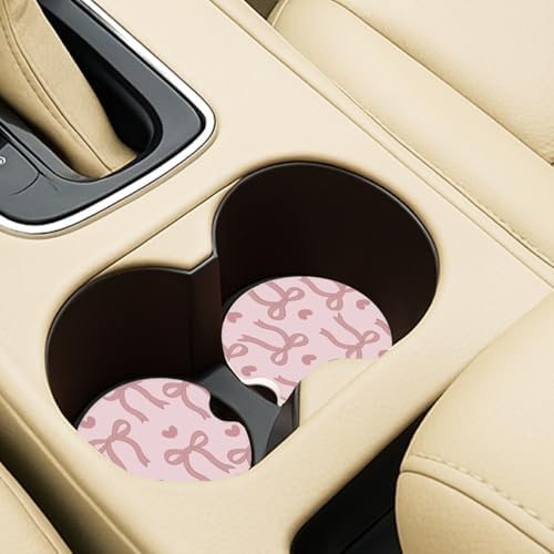Ceramic Car Coasters – Absorbent Car Cup Holder Coaster Set - Image 6