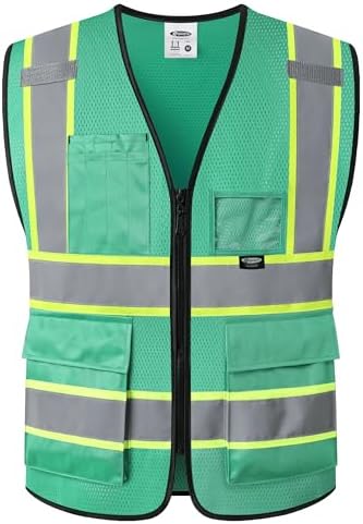 JKSafety Safety Vest for men women Hi Vis Vest by JKSafety