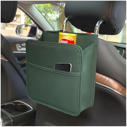Zpana Car Seat Back Organizer, Leather Multipurpose Hanging Vehicle Backseat by Zpana