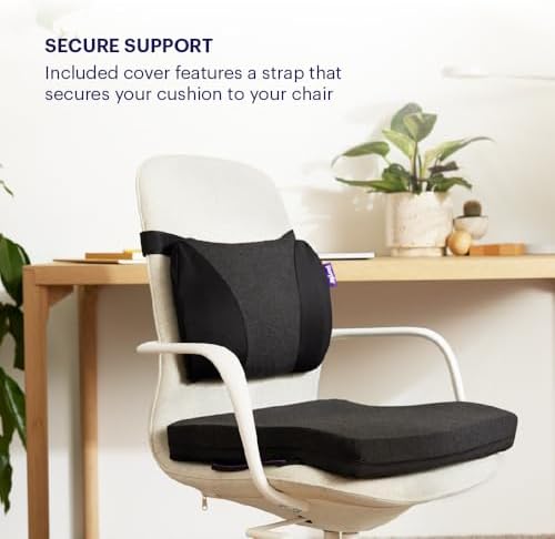 Purple Back Cushion, Lumbar Support Pillow - Image 4