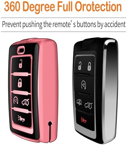 for Jeep Key Fob Cover with Keychain Soft Full Protection Key Shell Compatible - Image 4