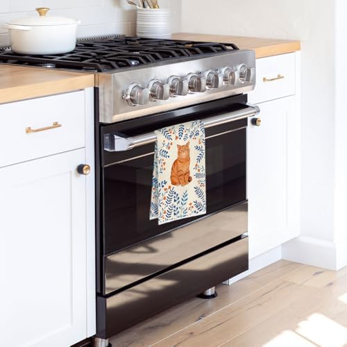 Orange Cat Kitche Towels - Image 2