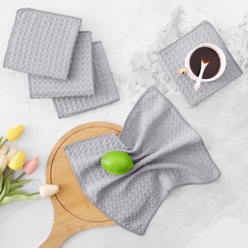 Homaxy Microfiber Waffle Weave Kitchen Dish Cloths - Image 6