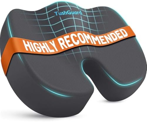 TushGuard Memory Foam Seat Cushion by TushGuardSeatCushonsPillows