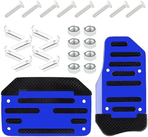 ZIMISI 2PCS Non-Slip Car Pedal Covers, Automatic Transmission Gas Pedal Pads Kit by Unknown