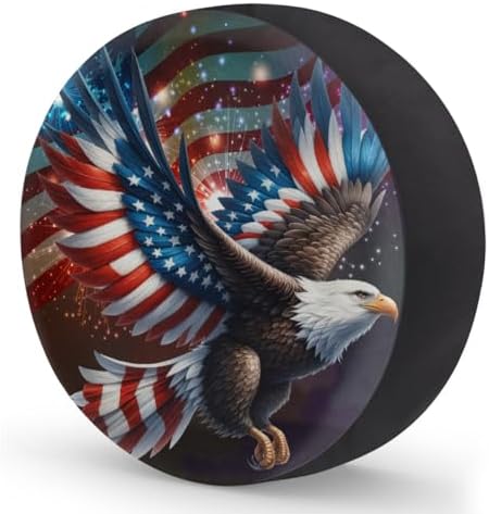 Eagle Spare Tire Cover 15in Spare Wheel Covers Tire Storage Cover - Image 2