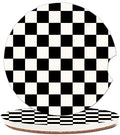Absorbent Car Cupholder Coaster 2 Pack, Cute Car Coasters by NUGGHU