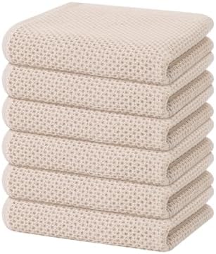 Homaxy 100% Cotton Waffle Weave Kitchen Dish Towels 6-Pack by Homaxy