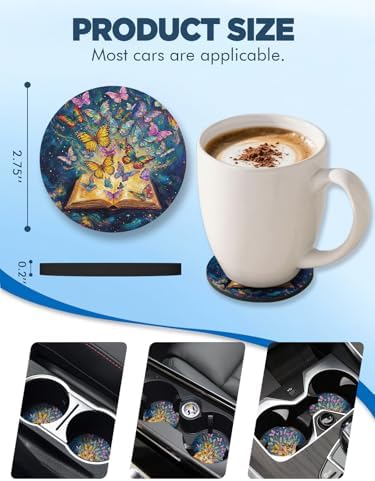 WOCOCN Car Coasters for Cup Holders - Image 6