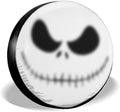 GENANY Gothic Skeleton Face Halloween PVC Leather Spare Tire Cover Size 16 by GENANY
