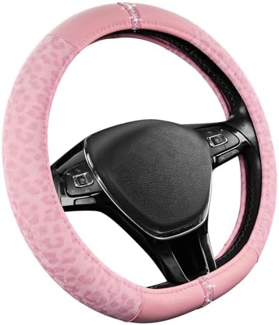 Road Comforts Leopard Steering Wheel Cover - Image 2