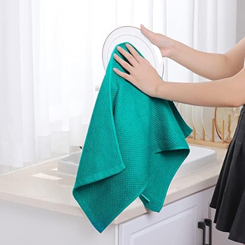 Homaxy 100% Cotton Waffle Weave Kitchen Dish Towels 12-Pack - Image 4