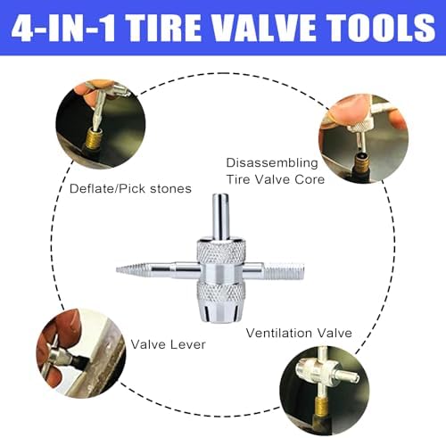 Quick Change Car Tire Valve Tool Kit, Tire Valve Stem Core Remover - Image 6