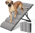 Veehoo Foldable Dog Ramp for Bed Couch Large Dogs, Adjustable 17-23'' High by Veehoo