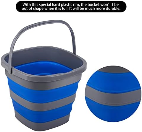 Collapsible Bucket with 1.32 Gallon, Small Plastic Bucket - Image 4
