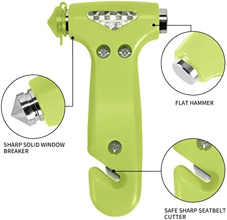 MOTORBUDDY 2-Pack Car Safety Hammer, Auto Emergency Escape Hammer - Image 2