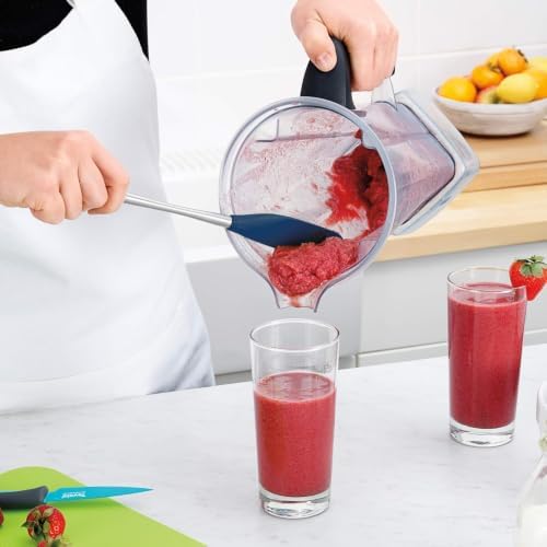 Tovolo Jar Spatula Silicone Long Stainless Steel Handle Scraper Spatula Deep - Image 3