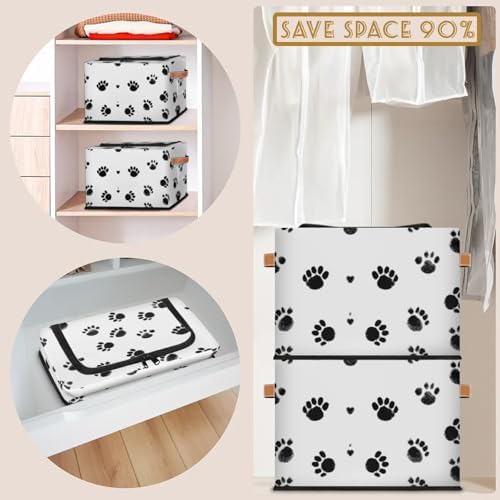 Dogs Footprints Storage Bins - Image 7