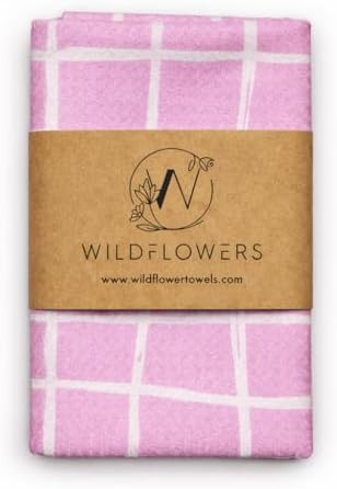 Flourish Wildflowers Microfiber Kitchen Towels | Waffle Fabric Tea Towel| Super by FlourishPetProducts