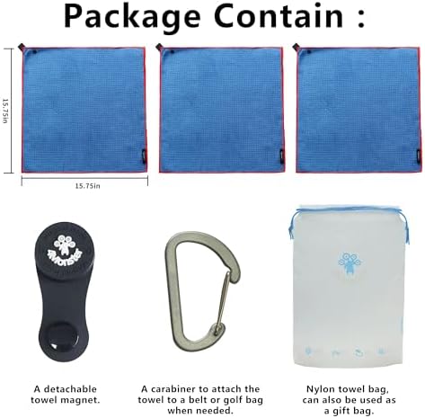 4Monster Golf Towels 3-Pack - Image 4