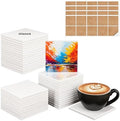 40 Pack 4 x 4 Inch Square Sublimation Ceramic Tiles by IHDYPPEW