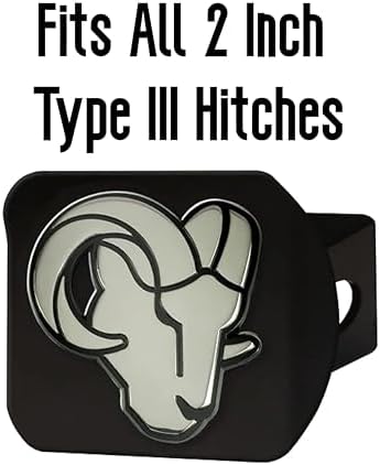 FANMATS NFL Unisex-Adult Metal Hitch Cover - Image 7