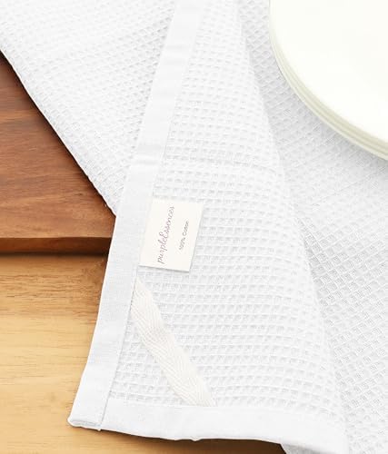 PurpleEssences Solid Kitchen Cloths, Dish Towel 15x25 Set of 4 - Image 6