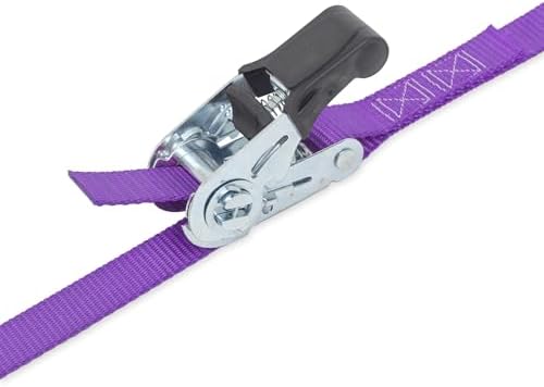 PowerTye 1in x 7ft Easy-Grip Endless Ratchet Straps - Image 2