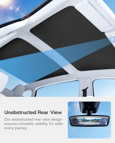 2026 Upgrade Sunshade Roof for Tesla Model 3 2021-2026, 1:1 Fit Heat Insulation - Image 5