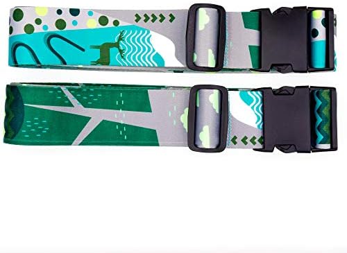 Teeoff Luggage Straps Suitcase Belts Travel Bag Accessories Adjustable 220CM - Image 2