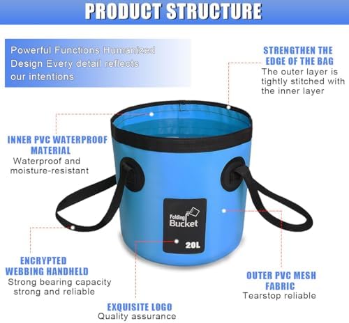 5 Gallon Collapsible Bucket - Image 4