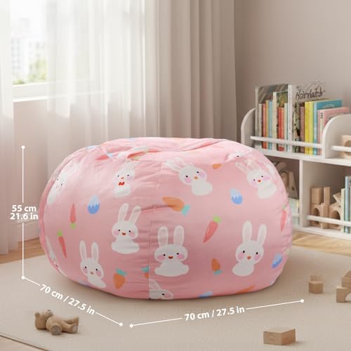 Children's Bean Bag Cover for Soft Toys 24 x 24 x 19.7 in - Image 2