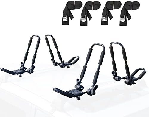 Leader Accessories Folding Kayak Roof Rack 4 PCS by LeaderAccessories