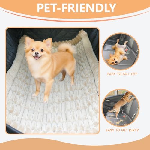 2-in-1 Dog Car Seat Cover & Dog Car Pet Bed Mat - Image 2