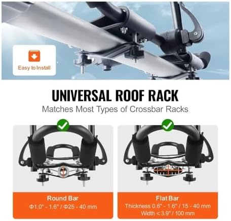 Roof Rack 1 Pair J-Bar Soft Roof Rack Top Mount Tie Down Carrier - Image 4