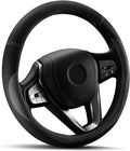 HOTOR Car Leather Steering Wheel Cover Universal 14.5"-15" by HOTOR