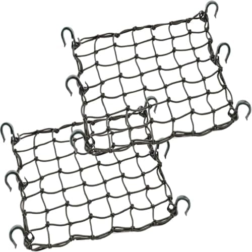 Small Cargo Net with 6 Thicken Hooks, Scooter Accessories by GZXUNFA