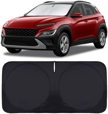 Windshield Sun Shade for 2024 2025 2026 Hyundai Kona Sunshade by INSAUTO