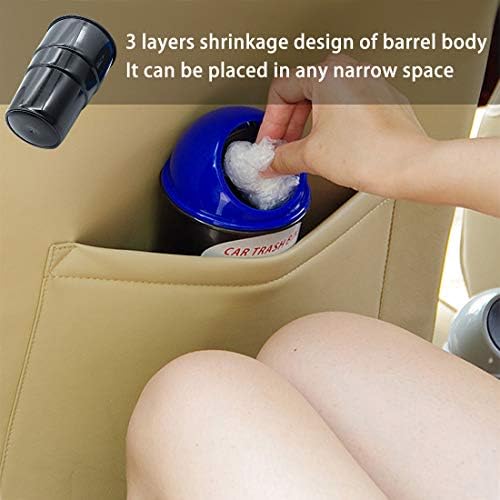 Cup Holder Trash Can, Leakproof Car Trash Can - Image 4