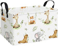 Rectangular Collapsible Jungle Animals Storage Basket Nursery Organizer by LANGYASHAN