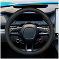 Craedli Black Nappa Leather Car Steering Wheel Cover 14.5-15 Inch by Unknown