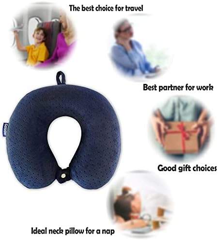 Memory Foam Travel Pillow, Comfortable Travel Neck Pillow U Shape, Support Neck - Image 5
